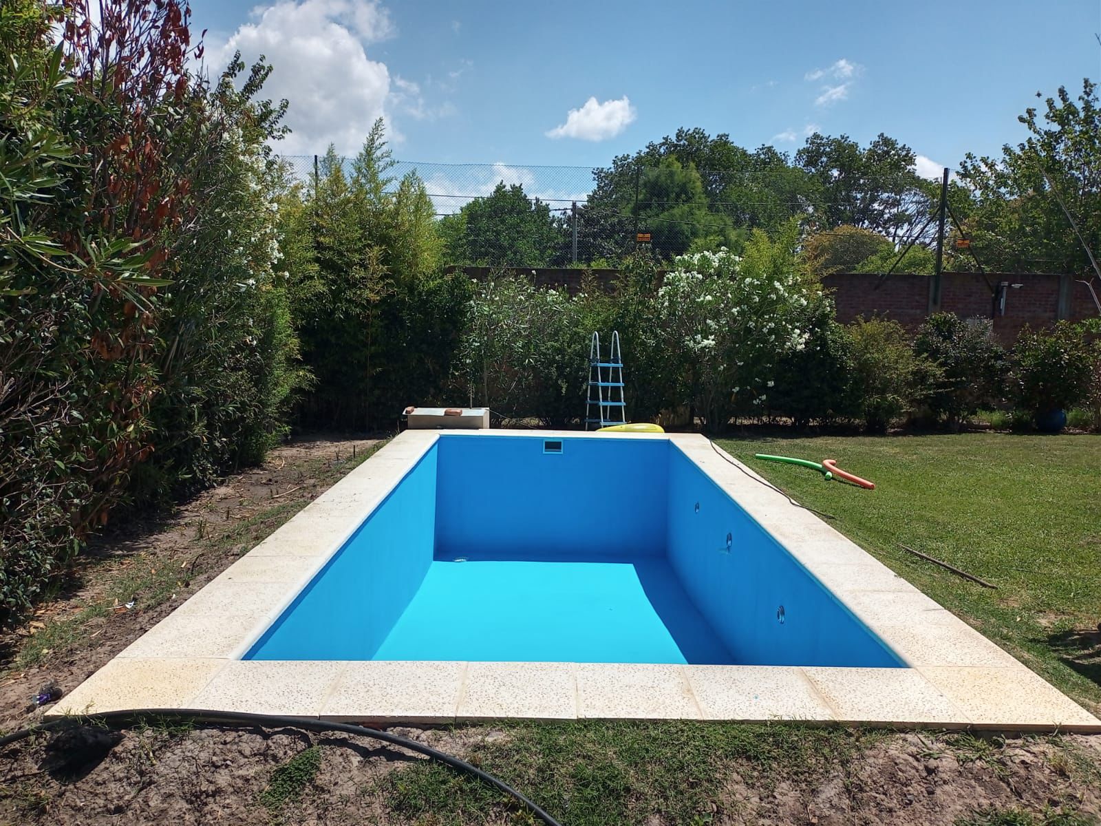 Construcción de piscinas de hormigón